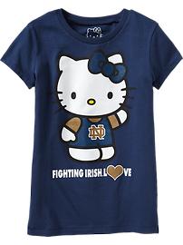 Girls Hello Kitty® College Team Tees