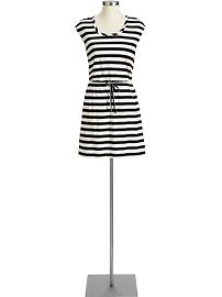 Women's Striped Jersey Dresses