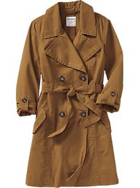 Women's Tab-Sleeve Trench Coats