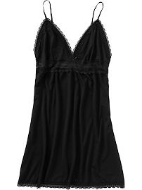Women's Lace-Trim Jersey Chemises