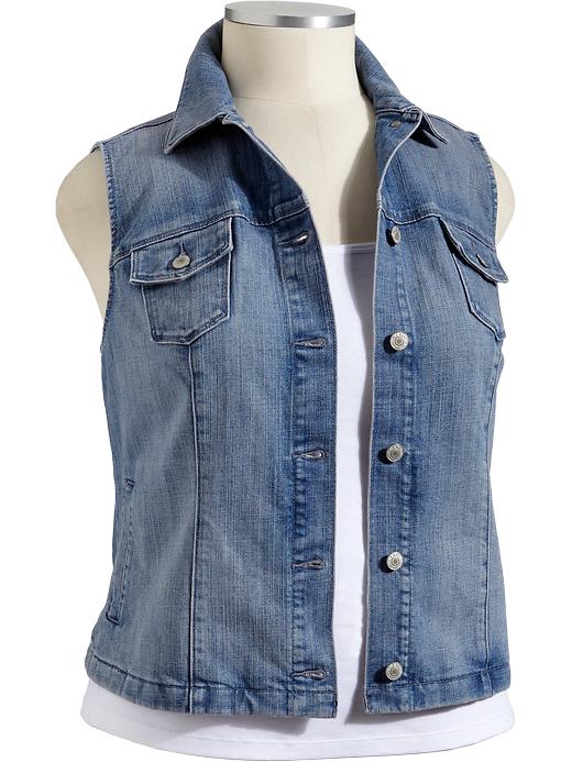Old Navy Women's Plus Denim Vests