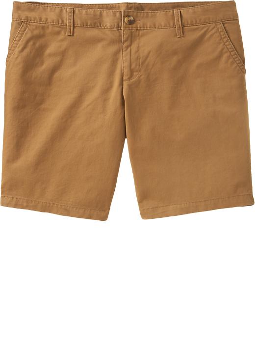  Women's Plus Perfect Twill Bermudas (9 1/2')