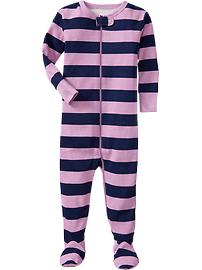 Printed Zip-Front Sleepers for Baby