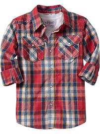 Boys Applique-Graphic Western Shirts