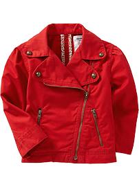Twill Motorcycle Jackets for Baby