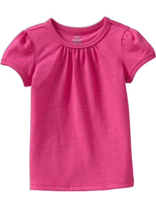 View large product image 1 of 1. Ruched-Shoulder Tees for Toddler