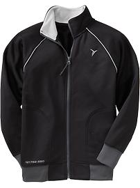 Boys Active Mock-Neck Zip Jackets