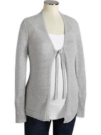 Maternity Tie-Front Sweaters