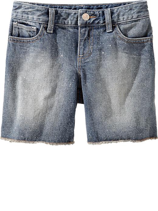 Old Navy Girls Glitter Cut-Off Bermudas