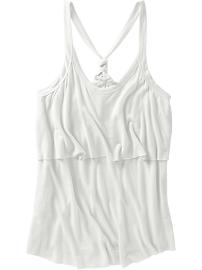 Women's Layered Twist-Back Tanks
