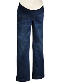 Maternity Low-Rise Trouser Jeans