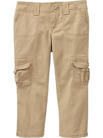 Girls Skinny Twill Cargos
