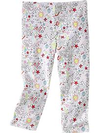 Girls Capri Jersey Leggings