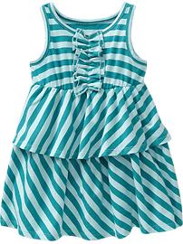 Tiered-Ruffle Jersey Dresses for Baby