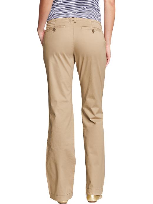 View large product image 2 of 3. Women's The Flirt Perfect Boot-Cut Khakis