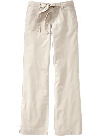 Women's Tie-Waist Dress Pants