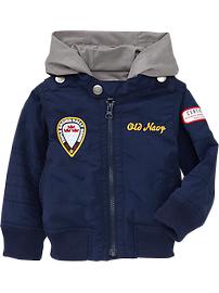 Moto-Graphic Hooded Jackets for Baby