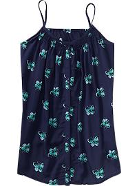 Women's Smocked Charmeuse Tops