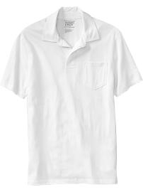 Men's Chest-Pocket Jersey Polos