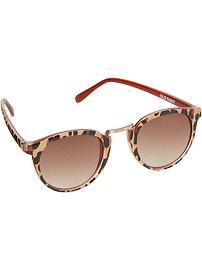 Women's Animal-Print Sunglasses