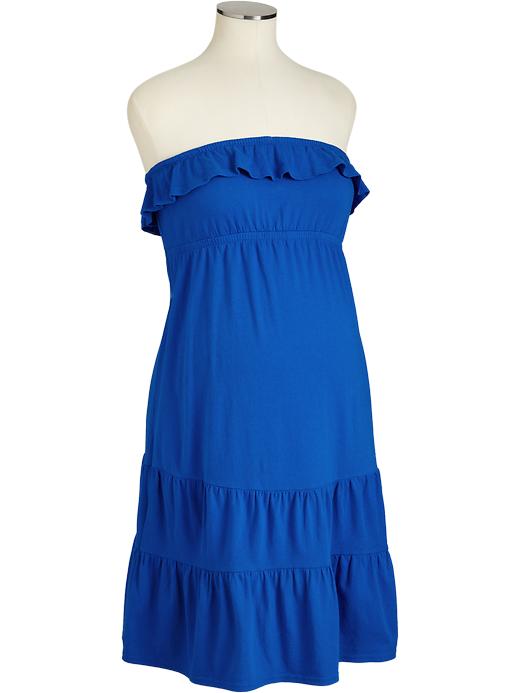 Old Navy Maternity Ruffle Swim Cover Up Dresses maternity fashion