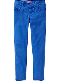 Girls Colored Super-Skinny Jeans
