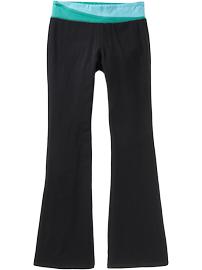 Girls Color-Block Flare Yoga Pants