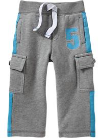Graphic Pocketed Track Pants for Baby