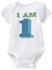 "I Am #1" Bodysuits for Baby