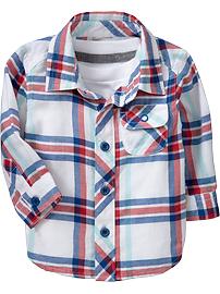 Plaid Shirts for Baby