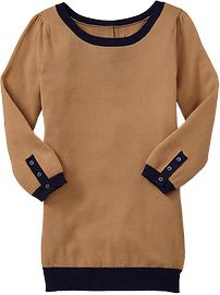 Women's Button-Back 3/4-Sleeve Pullovers