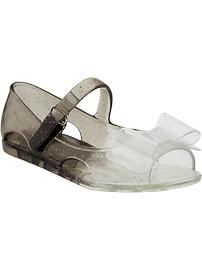 Peep-Toe Jelly Flats for Baby