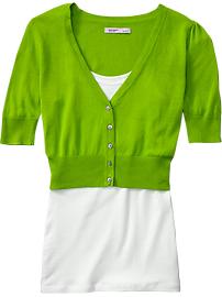 Women's Cropped Lightweight Cardigans