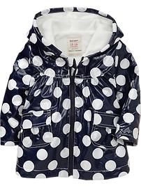 Performance Fleece-Lined Raincoats for Baby