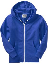 Boys Jersey-Fleece Zip Hoodies