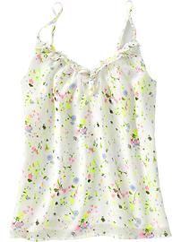 Womens's Ruffled Chiffon Camis