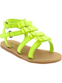 Bow-Tie Gladiator Sandals for Baby