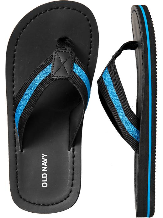 Old Navy Boys Faux Leather Flip Flops