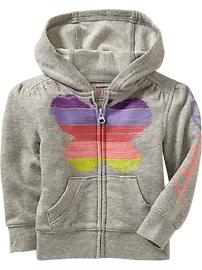 Icon-Graphic French Terry Hoodies for Baby