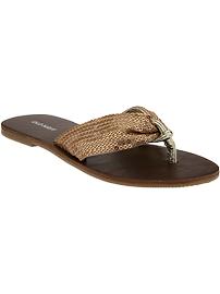 Girls Sequined Sandals