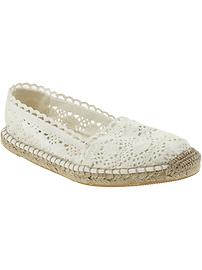 Women's Crochet-Espadrille Pop Kicks