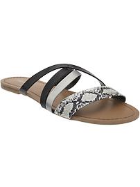 Women's Animal-Print Slide Sandals