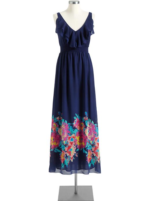 Old Navy Womens Chiffon Tie Front Maxi Dress