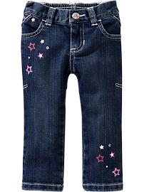 Printed Star Jeans for Baby