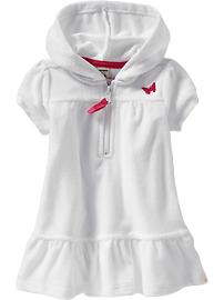 Hooded Terry Swim Cover-Ups for Baby