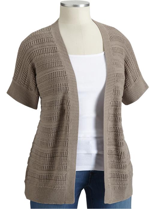 Old Navy Womens Plus 3/4 Sleeve Cardigan