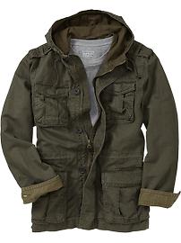 Men's Hooded Military Jackets