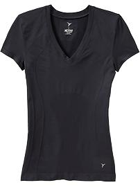 Women's Active Seamless V-Neck Tops