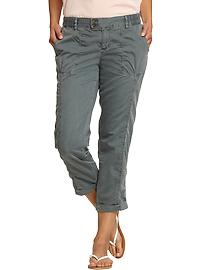 Women's Cuffed Sateen Capris