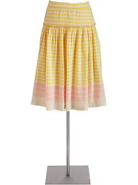 Women's Mixed-Stripe Skirts